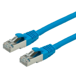 VALUE S/FTP Patch Cord Cat.6, halogen-free, blue, 1m