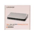 2-Power USB Type-C Docking Station + PD & MST
