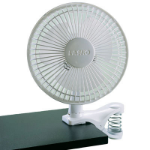 Lasko 6" Clip Fan - White household fan
