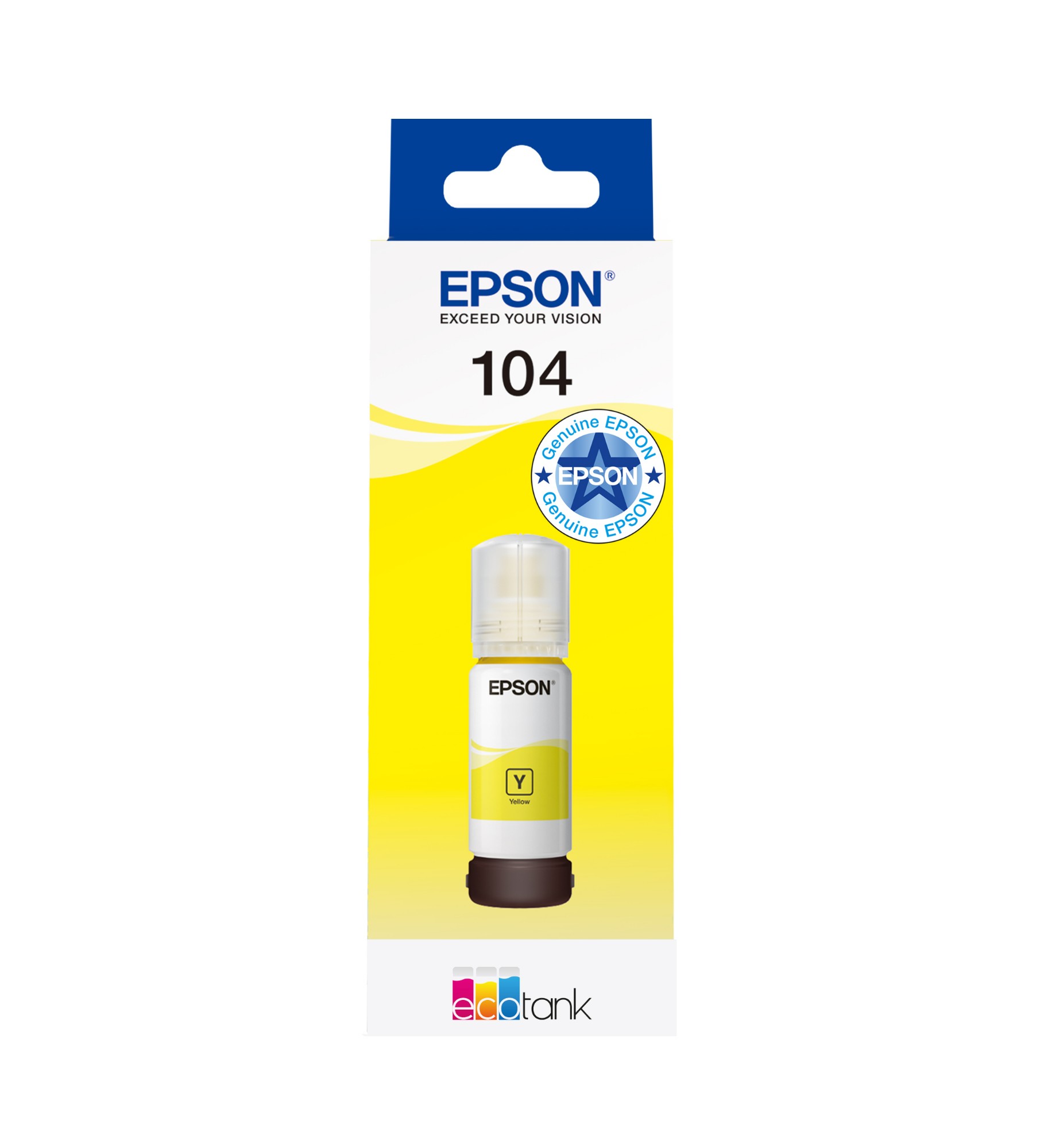 Epson 104 EcoTank Ink Bottle Yellow C13T00P440