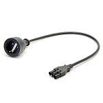 Kindermann 7444000341 power cable Black 0.5 m Power plug type F GST18
