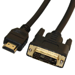 Videk HDMI Plug to DVI Plug Gold Series Video Cable 2Mtr -