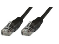 Microconnect Cat5e UTP 10m networking cable Black U/UTP (UTP)