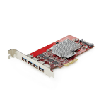 StarTech.com 4-Port USB-A PCIe Card, USB 3.2 10Gbps, PCI Express 3.0 Expansion Card, 4x Independent USB Controllers, Windows/Linux/macOS, TAA-Compliant