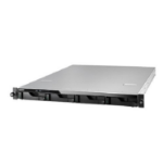 ASUSTOR 4 Bay Rack mount NAS- dual PSU- Intel ATOM 2.13 GHz Dual-Core Processor- 1GB DDR3- 2 x 1GbE- USB 3.0 & SATA III- WoL- System Sleep Mode- RAID- iSCSI- VMware- Citrix and Hyper-V ready