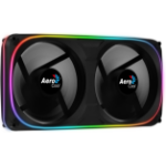 Aerocool ASTRO24 Dual Fan PC 12cm ARGB LED Antivibration Support Black