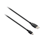 V7 Black USB Cable USB 2.0 A Male to Mini USB Male 1.8m 6ft