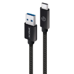 ALOGIC 1m USB 3.1 USB-C (Male) to USB-A (Male) -BLACK Aluminium MU31CA-01BLK
