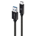 ALOGIC 1m USB 3.1 USB-C (Male) to USB-A (Male) -BLACK Aluminium