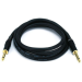 Monoprice 5496 audio cable 70.9" (1.8 m) 6.35mm TRS Black