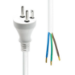 ProXtend Type K (Denmark) to Open End Montage Power Cord White 7m