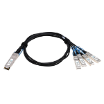 eNet Components CAB-Q-4S-100G-3M-ENC InfiniBand/fibre optic cable 118.1" (3 m) QSFP28 SFP28 DAC Black