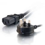 C2G 2m 20 AWG UK Power Cord (IEC320C13 to BS 1363)