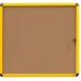 Bi-Office VT6301611511 bulletin board Fixed bulletin board Wood, Yellow Cork