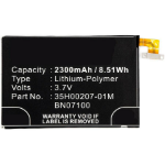 CoreParts MBXHTC-BA0021 mobiele telefoon onderdeel Batterij/Accu Zwart