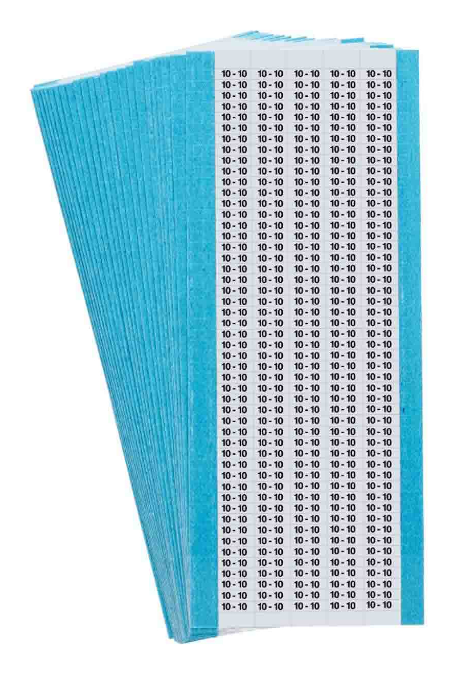 Brady TMXM-10-PK cable marker Black. White Vinyl 25 pc(s)
