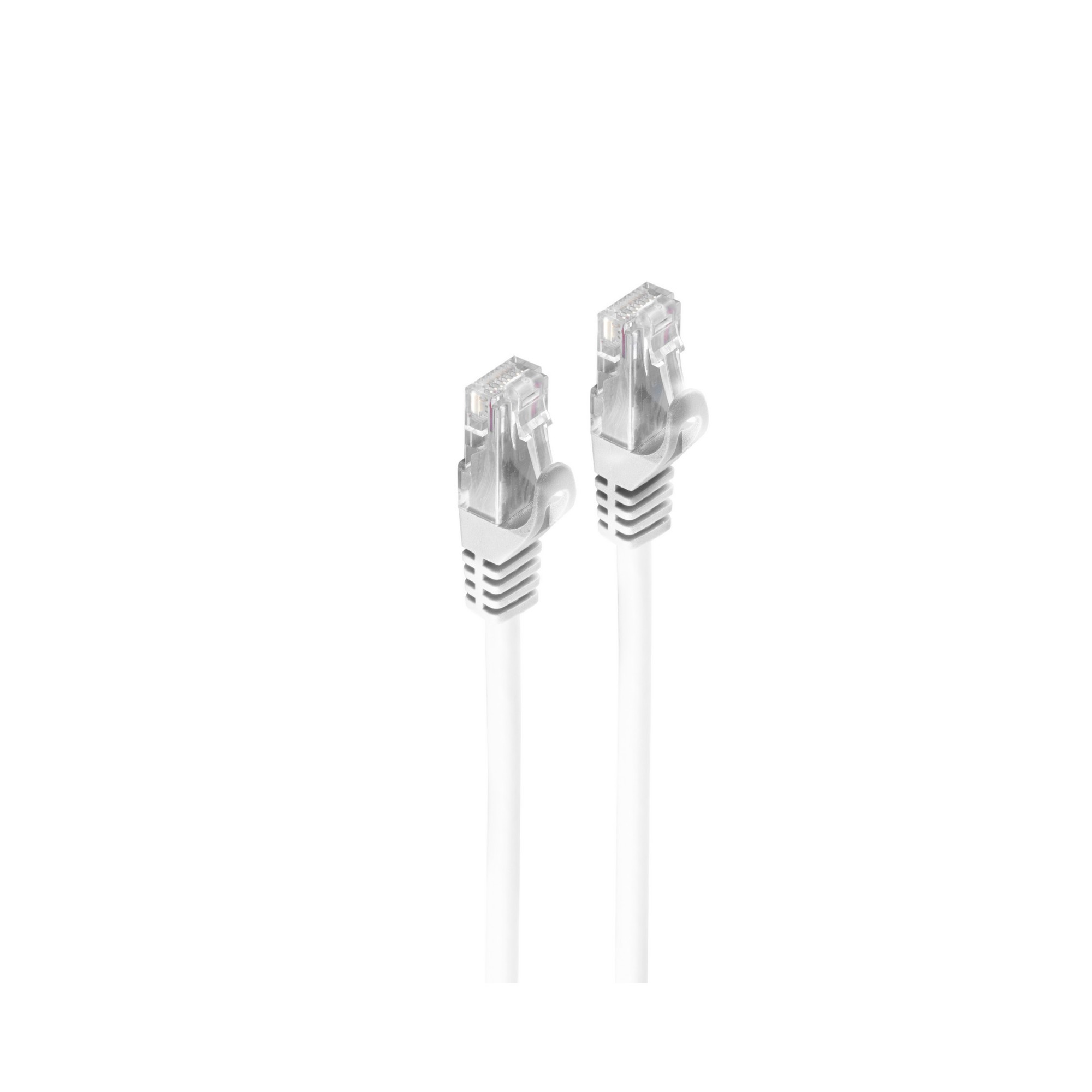 EU Product - RJ45 Patchkabel U/UTP mit CAT7 Rohk., wei� 7,5m thumbnail