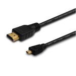 Savio CL-40 HDMI cable 2 m HDMI Type A (Standard) HDMI Type D (Micro) Black