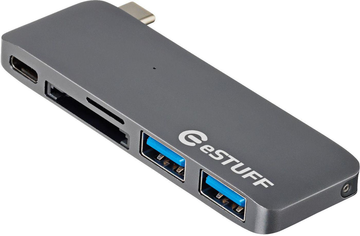 Image of eSTUFF ES84121-GREY notebook dock/port replicator USB 3.2 Gen 1...