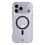 Tech21 EVOCRYSTAL MAGSAFE mobile phone case 17.5 cm (6.9") Cover Transparent, Black