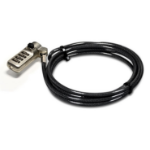 Port Designs 901221 kabelslot Zwart, Zilver 2 m