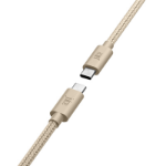 Juice JUI-CABLE-TYPEC-TYPEC-2M-BRD-ECO-GLD USB cable USB 3.2 Gen 1 (3.1 Gen 1) USB C Gold