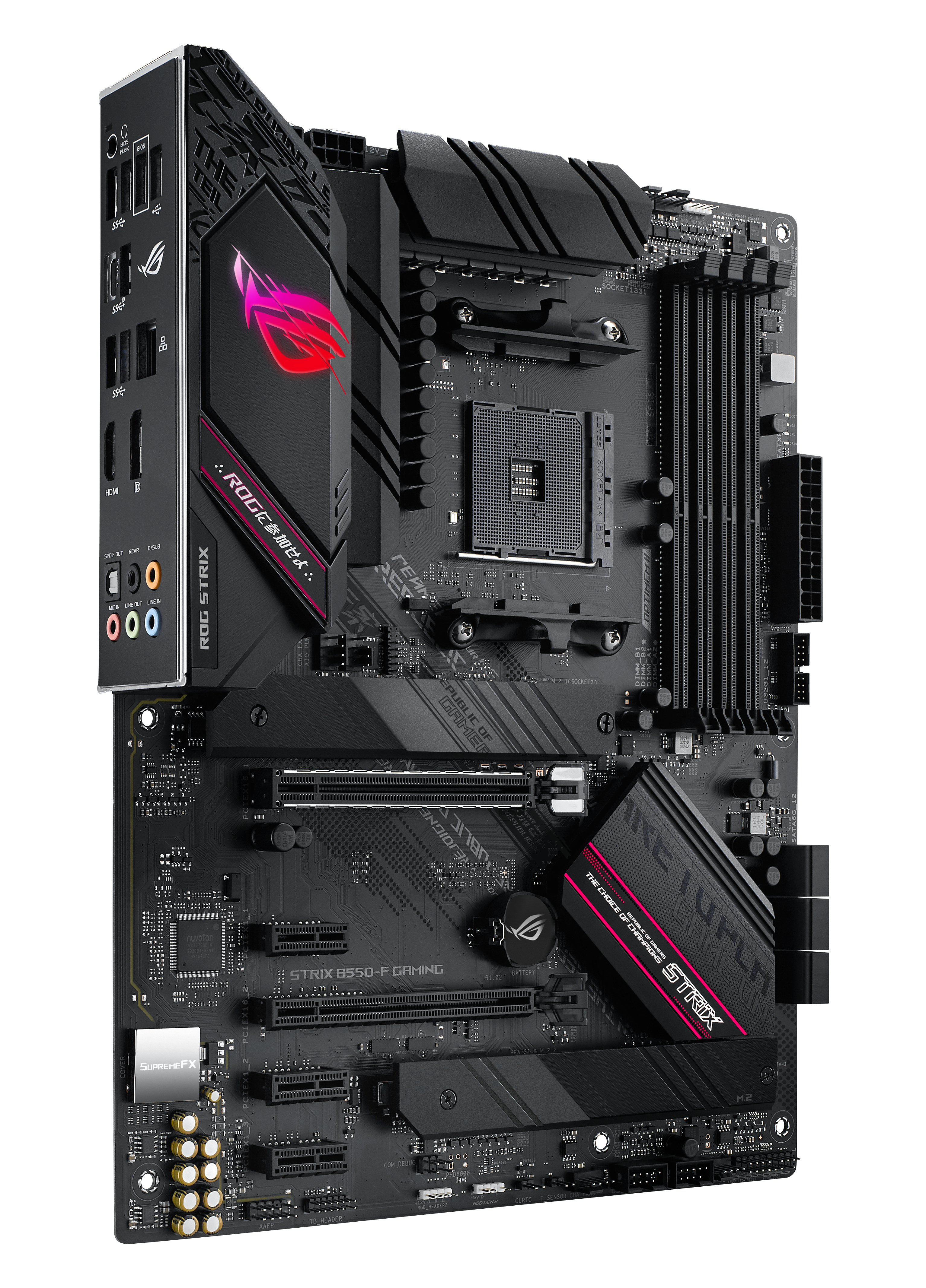 Image of ASUS ROG STRIX B550-F GAMING AMD B550 Socket AM4 ATX