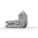 Lindy USB Type A Port Blocker Key, blue