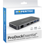 Hypertec ProDock EssentiaI - Universal USB-C Dock with HDMI, DisplayPort and Ethernet