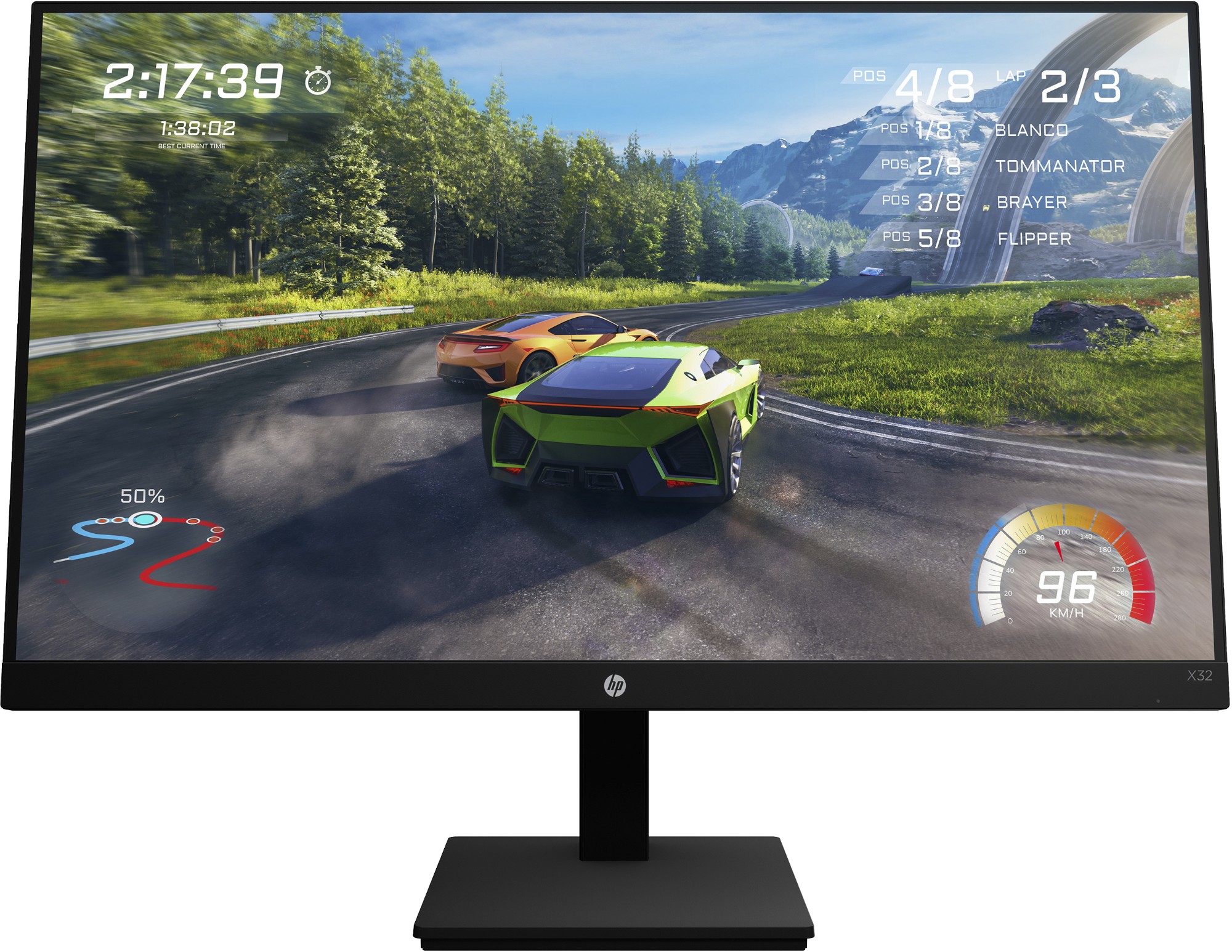 HP X32 QHD Gaming Monitor 80 cm (31.5