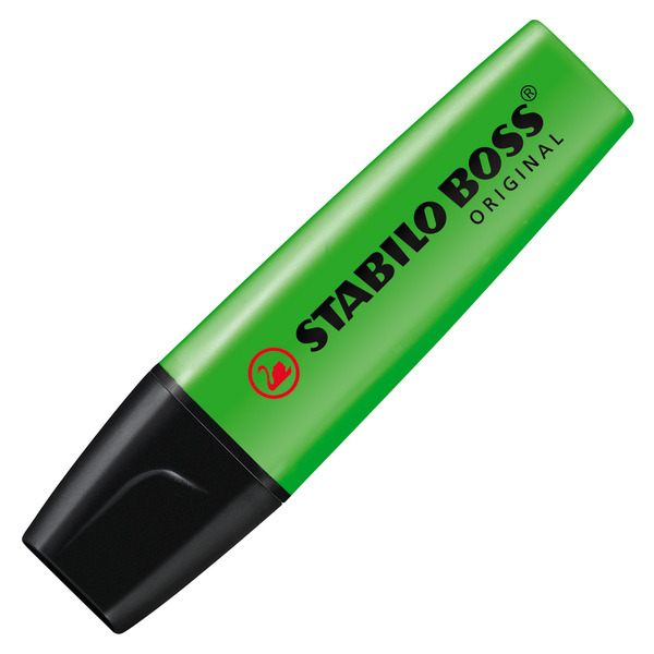 Stabilo Boss Original Highlighter Green (Pack of 10) 70/33/10