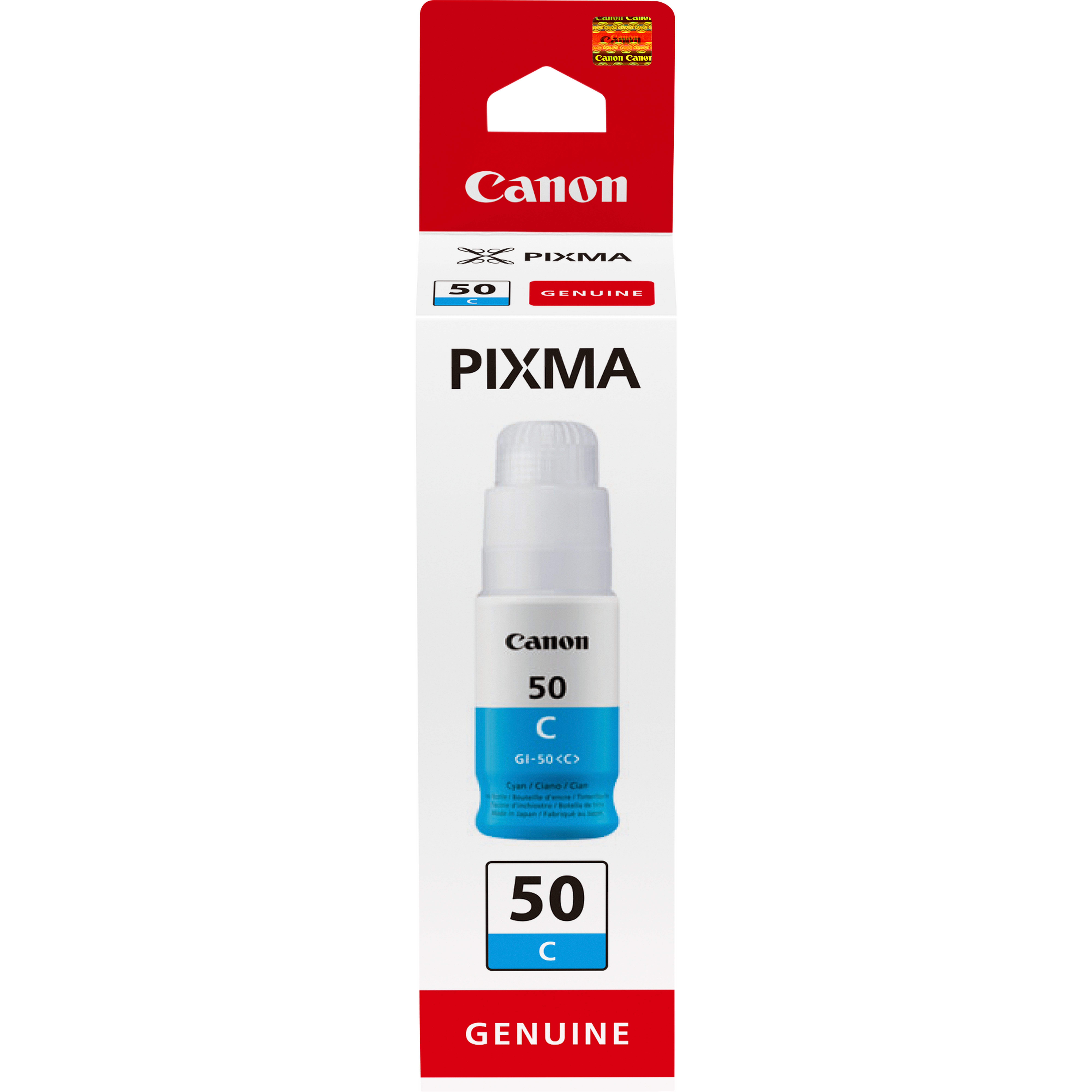 Image of Canon 3403C001/GI-50C Ink bottle cyan, 7.7K pages ISO/IEC 19752...