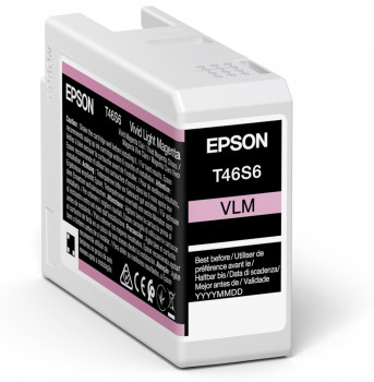 Image of Epson C13T46S600/T46S6 Ink cartridge light magenta 25ml for Epson...