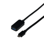 EFB Elektronik EBUSBC-USBA10GE.5 USB cable USB 3.2 Gen 2 (3.1 Gen 2) 5 m USB C USB A Black