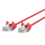 Belkin CE001b02-RED-S networking cable 23.6" (0.6 m) Cat6 U/UTP (UTP)