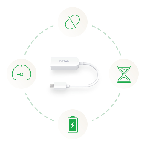 D-Link USBC to 2.5G Ethernet Adapter DUBE250