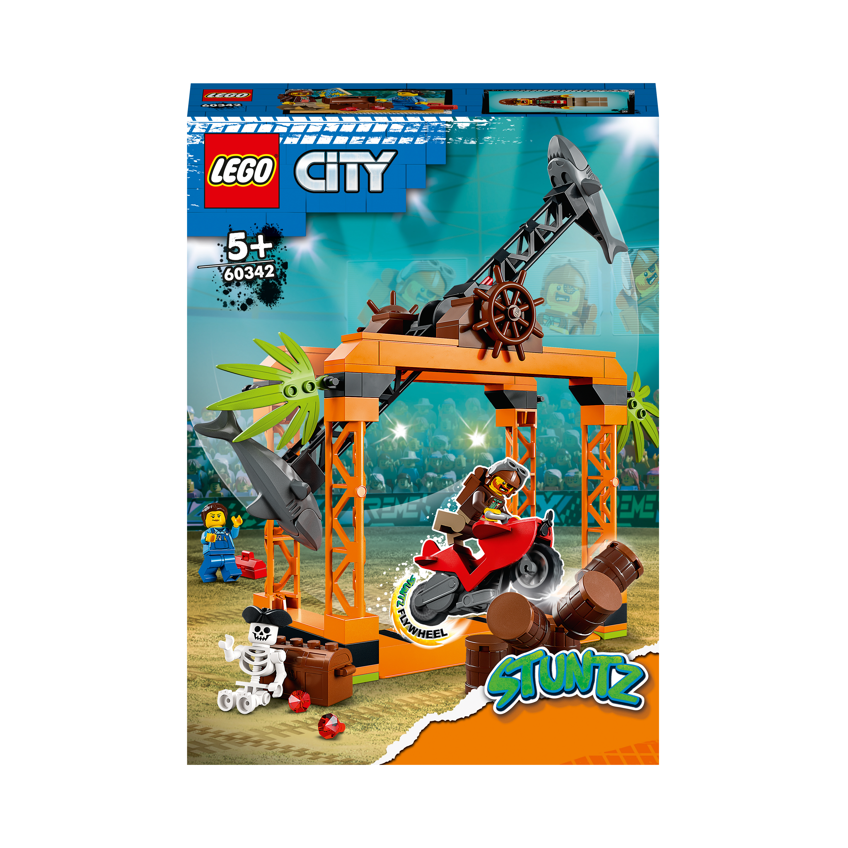Image of LEGO City Haiangriff-Stuntchallenge| 60342