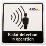 Axis 01551-001 safety sign Plate safety sign 10 pc(s)