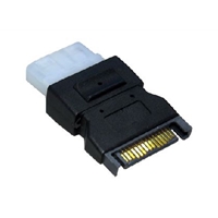 4-Pin Molex (F) to SATA Power (M) Internal Adapter