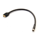 Kindermann 7484000106 video cable adapter 0.35 m VGA (D-Sub) 13-pin Black