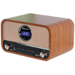 Roadstar HRA-1782ND+BT Digital Black, Wood