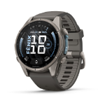 Garmin fēnix 9 3.3 cm (1.3") AMOLED 43 mm Digital 416 x 416 pixels Touchscreen Titanium Wi-Fi GPS (satellite)