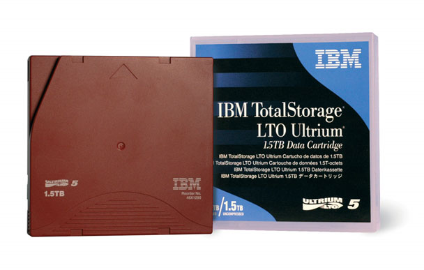 Image of IBM 46X1290 backup storage media Blank data tape 1500 GB LTO