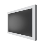 av supply 55in LANDSCAPE WALL KIOSK WHITE