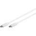 Microconnect USB3.1CC05W USB cable USB 3.2 Gen 2 (3.1 Gen 2) 0.5 m USB C White