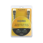 DeLOCK 2m HDMI AM/AM HDMI cable HDMI Type A (Standard) Black