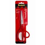 Scotch 1407 stationery/craft scissors Straight cut Red, Stainless steel Universal