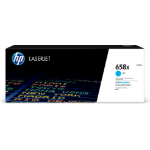 HP 658X High Yield Cyan Original LaserJet Toner Cartridge