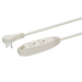 Monoprice 44318 power extension 118.1" (3 m) 3 AC outlet(s) Indoor White