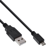 InLine S-31710 USB cable 1 m USB 2.0 USB A Micro-USB B Black